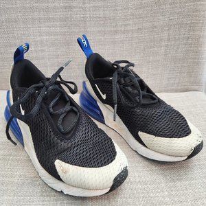 Nike Air Max 270 GS Bone/Black/Game Royal Blue AO2372-050 Unisex 13.5C